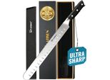 Coltello Per Affettare, Lama Acciaio Al Carbonio, Manico Ergonomico, 13 Pollici