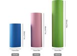 Yoga Foam Roller, Dispositivo Di Automassaggio Muscolare In Eva Ad Alta Densità Per Palestra, Pilates, Fitness, 30 Cm/45 Cm, 60 Cm