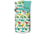 Biancheria Da Letto Per Bambini Good Morning Con Dinosauri - 135X200 Cm - 100% Cotone