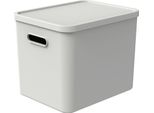 Contenitore - 27 Litri - Bianco - Plastica - Con Coperchio