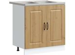 Syfax™ Mobile Da Cucina Kalmar Rovere Artigianale 80 X 46 X 81,5 Cm
