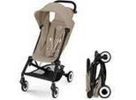Cybex Agis Passeggino Ultracompatto - Da 5 A 22 Kg (6 Mesi - 4 Anni) - Leggero (6,3 Kg) - Adatto All'aereo - Beige Mandorla