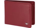 Golden Head Pelle Portafoglio Polo Rfid Protect Scheintasche 1133 Rot Rosso Scuro