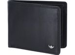 Golden Head Pelle Portafoglio Polo Rfid Protect Scheintasche 1133 Schwarz Nero
