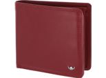 Golden Head Pelle Portafoglio Polo Rfid Protect Scheintasche 1134 Rot Rosso Scuro