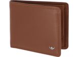 Golden Head Pelle Portafoglio Polo Rfid Protect Scheintasche 1133 Cognac Marrone