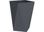 Vidaxl Fioriera Antracite 50 X 50 X 75 Cm In Acciaio