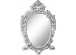 Casa Padrino Specchio Barocco In Argento H. 104 Cm - Mobili Barocchi - Italy
