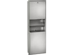 Kwc Ar Combinazione Carta-Sapone-Asciugamani, Rodan, Acciaio Inox, 408X1145X169 Mm, A Scomparsa