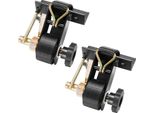 Cinghie Di Tensionamento Vevor Per Portascale, Fissaggio In Tubo Quadro Nero, 38 Mm X 2,25 M, Cinghie A Cricchetto Con Doppio Gancio A J, Portata 226,8 Kg, Fissaggio A Fibbia (Confezione Da 2) Per Portatutto
