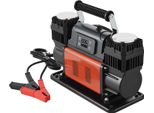 Compressore D'aria Vevor A Due Cilindri, 300 L/Min, Gonfiatore Di Pneumatici Con Spegnimento Automatico, 12 V, 10,3 Bar, Pompa D'aria Per Fuoristrada Con Display Digitale Lcd E Adattatori Per Camion, Auto, Suv, Fuoristrada E Camper