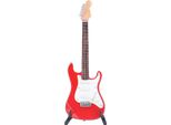 1:4 Chitarra Elettrica In Miniatura In Legno Di Tiglio, Mini Modello, Strumento Musicale