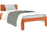 Vidaxl Struttura Letto Marrone Cera 70 X 190 Cm In Legno Di Pino Massiccio