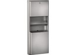 Kwc Ar Combinazione Carta-Sapone-Asciugamani, Rodan, Acciaio Inox, 413X1148X173 Mm, Montaggio Esterno