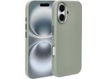 Cover Per Iphone 16 - Vera Pelle - Custodia Rigida/Copertura Posteriore Accezz - Grigio