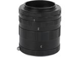 Anello Per Obiettivo Macro Reflex In Lega Di Alluminio, Nero, Adattatore Per Prolunga Close-Up Per Fotocamere Con Attacco Nikon Ai