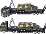 1:50 Camion Rimorchio Giocattolo Lega Tirare Indietro Auto Alta Simulazione Rimorchio Veicolo Per I Bambini # 3