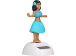 Decorazione Danzante A Energia Solare, Bobble Head, Figura Di Bambola, Auto Giocattolo, Ornamento, Blu
