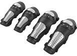 Argento Nero Moto Ginocchiere Gomitiere Attrezzature Di Protezione Per Motocross Atv Mountain Bike
