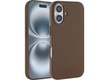 Custodia Per Iphone 16 - Vera Pelle - Custodia Rigida/Cover Posteriore Accezz - Marrone Scuro