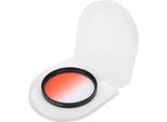 Filtro Per Obiettivo Fotografico Junestar 67 Mm Con Colore Graduato Per Canon/Nikon/Olympus/Fuji, Rosso Graduato