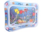 Baby Water Mat Marine Animal Pattern Travel Portable Infant Inflatable Play Toy #3