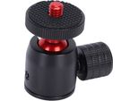 Mini Testa A Sfera Per Treppiede Con Vite Da 1/4 Di Pollice E Adattatore Per Slitta A Contatto Caldo Per Fotocamere Dslr Ring Lightred