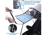 Parapioggia Trasparente Per Passeggino, Protezione Impermeabile Universale Per Passeggini