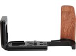 Lega Di Alluminio, Impugnatura In Legno A Sgancio Rapido Verticale Della Piastra L Per La Fotocamera Olympus EM10 Iv