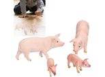 Simulazione Di Animali Della Fattoria Modello Figure Giocattolo Set Prescolare Educativo Di Apprendimento Cognitivo Toy4 Pezzi