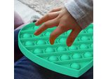 Giocattolo Sensoriale, Set Di Bolle A Forma Di Cuore Con Anelli Di Marmo, Corde Elastiche Per Bambini, Adulti, Feste, Aule, 19 Pezzi