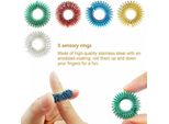 Set Di Giocattoli Sensoriali, Rete Di Biglie In Abs, Corde Elastiche, Confezione Semplice Per Bambini E Adulti, Feste, Aule, 19 Pezzi