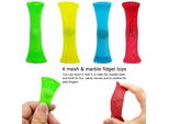 Set Di Giocattoli Sensoriali, Rete Di Biglie In Abs, Corde Elastiche, Confezione Semplice Per Bambini E Adulti, Feste, Aule, 25 Pezzi