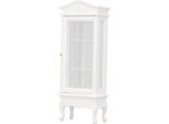 Armadio In Miniatura Per Casa Delle Bambole 1:12, Simulazione In Legno, Tetto Ad Arco Bianco, Porta Singola, Espositore Per Casa Delle Bambole