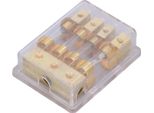 Blocco Di Distribuzione Di Potenza, Splitter Audio Per Auto, 1 Ingresso, 4 Uscite, Distributore Di Messa A Terra, Portafusibili, 60 A