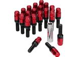 20 Bulloni Ruota Allungati In Acciaio, M12 X 1,25, Filettatura 28 Mm Con Manicotto, Universali Per Carred