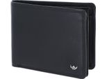 Golden Head Pelle Portafoglio Polo Rfid Protect Scheintasche 1420 Schwarz Nero