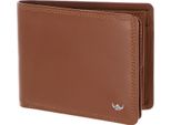 Golden Head Pelle Portafoglio Polo Rfid Protect Scheintasche 1420 Cognac Marrone