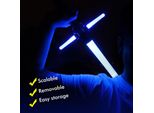 2 Pezzi 7 Spade Incandescenti Che Cambiano Colore, Giocattoli A Led Espandibili Per Cosplay, Halloween, Natale