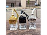 3 Pezzi Bottiglia Di Profumo Per Auto Vuota Da Appendere, Deodorante Per Ambienti, Ricaricabile, Diffusore Di Fragranze, Vetro