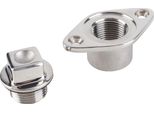 Tappo Di Scarico Per Imbarcazioni Marine Con Anello Di Tenuta In Silicone In Acciaio Inox Per Fori Con Diametro Di 1 1/4 Di Pollice