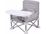Seggiolino Pieghevole Per Bambini, Da Esterno, Da Viaggio, Portatile Per Spiaggia, Campeggio, Picnic, Grigio
