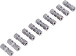 10 Raccordi Per Tubi Freno, Raccordo In Rame Cromato Per Tubi Con Diametro Di 4,75 Mm