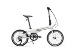 Rockbros Bici Pieghevole 20 Pollici Con 8 Velocità Bici Pieghevole Alluminio Bianco