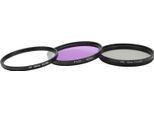 Set Di Filtri Per Obiettivi, Protezione Uv, Fld, Violetto, Polarizzatore Cpl Per Fotocamera Digitale Slr Per 62 Mm (1487)