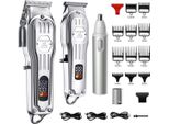 Inf Tagliacapelli Ricaricabile 3 In 1, Tagliacapelli Professionale Con Display A Led