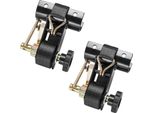 Cinghie Di Tensione Vevor Per Telaio Scala, 47,5-50,8 Mm, Attacco Tubo Rotondo Nero, 38 Mm X 2,25 M, Cinghie A Cricchetto Con Doppio Gancio A J, Portata 226,8 Kg, Con Chiusura A Fibbia (Confezione Da 2)