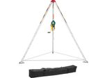 Set Di Treppiedi Succebuy Per Spazi Confinati, Treppiedi Di Salvataggio Con Meccanismo Di Sollevamento, Verricello Da 1179 Kg, Sistema Di Sicurezza, Cavo Da 30 M, Treppiedi Di Salvataggio Con Protezione Anticaduta, Altezza Di Lavoro Da 1,6-2,45 M