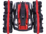 2.4G Anfibio Telecomando Auto Terra Acqua Rc Stunt Giocattolo Bambini Compleanno Regalorosso