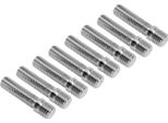 20 Perni Ruota Estesi 58 Mm Perni Di Conversione Adattatore Perno 41 Mm Lunghezza Gambo M14 X 1,5-M12 X 1,5